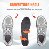 Carbon Fiber Insole for Men Women - Rigid Shoe Insert Foot Plate for Hallux Rigidus Limitus, Turf Toe (9.85" / 250mm - Men's 7.5 / Women's Size 8.5, 1 Pc)