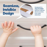 Benny Bradley's Invisible Adhesive Cabinet Locks, White, 10 Pack