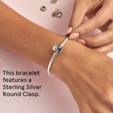 PANDORA Moments Snake Chain Bracelet - Hand-Finished Charm Bracelet - Jewelry for Her with Gift Box - Compatible Moments Charms - Sterling Silver - 7.5"