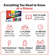 Elimino Family Card Game – Fast-Paced Game of Luck & Sabotage | Ages 7+