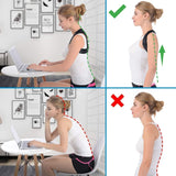 Posture Corrector for Women & Men, Adjustable Back Brace for Posture Support, Breathable & Invisible Upper Back Straightener – Relieves Neck, Shoulder, Clavicle Pain, Improves Alignment for Sitting(M)