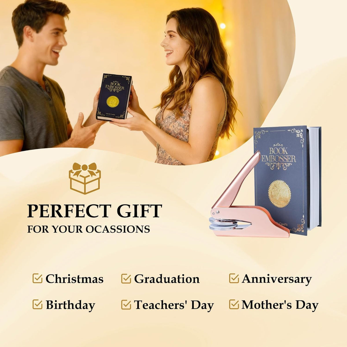 Personalized Book Embosser - Custom Designs for Book Lovers & Libraries