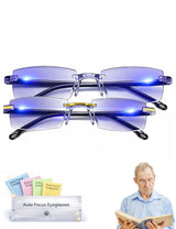 Intelligent Dual Focus Glasses, 2026 New Self Sync Wonder Glasses, Adjustable Auto Focus Eyeglasses for Women Men