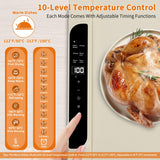 Food Warming Mat - Electric Warming Tray with 10 Temps & 0.5-10 Hours Timer,Child Safe Lock,5 S Fast Heating Full Surface Silicone Food Warmer,Roll Up Heat Pad for Parties,Buffets,Gatherings,Travel