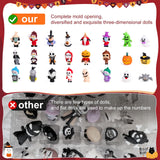 Nightmare Advent Calendar 2026, Halloween Countdown Calendar, 24Pcs Boo Basket Stuffers for Kids Adults, Trick or Treat Holiday Count Down Box