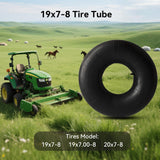 2 PCS 19x7-8 Inner Tube Heavy Duty 19x7.00-8, 20x7-8 Tube with TR13