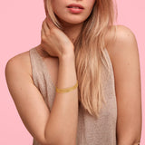 Simlayton 14K Gold Bracelets for Women Gold Mesh Bracelet for Womens