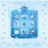 GirlsHome Dance Mat - Frozen Toys for Girls Electronic Dance Pad with 5 Game Modes, Built-in Music, Touch Sensitive Light Up LED Kids Musical Mat, Christmas & Birthday Gift for Girls 3-13