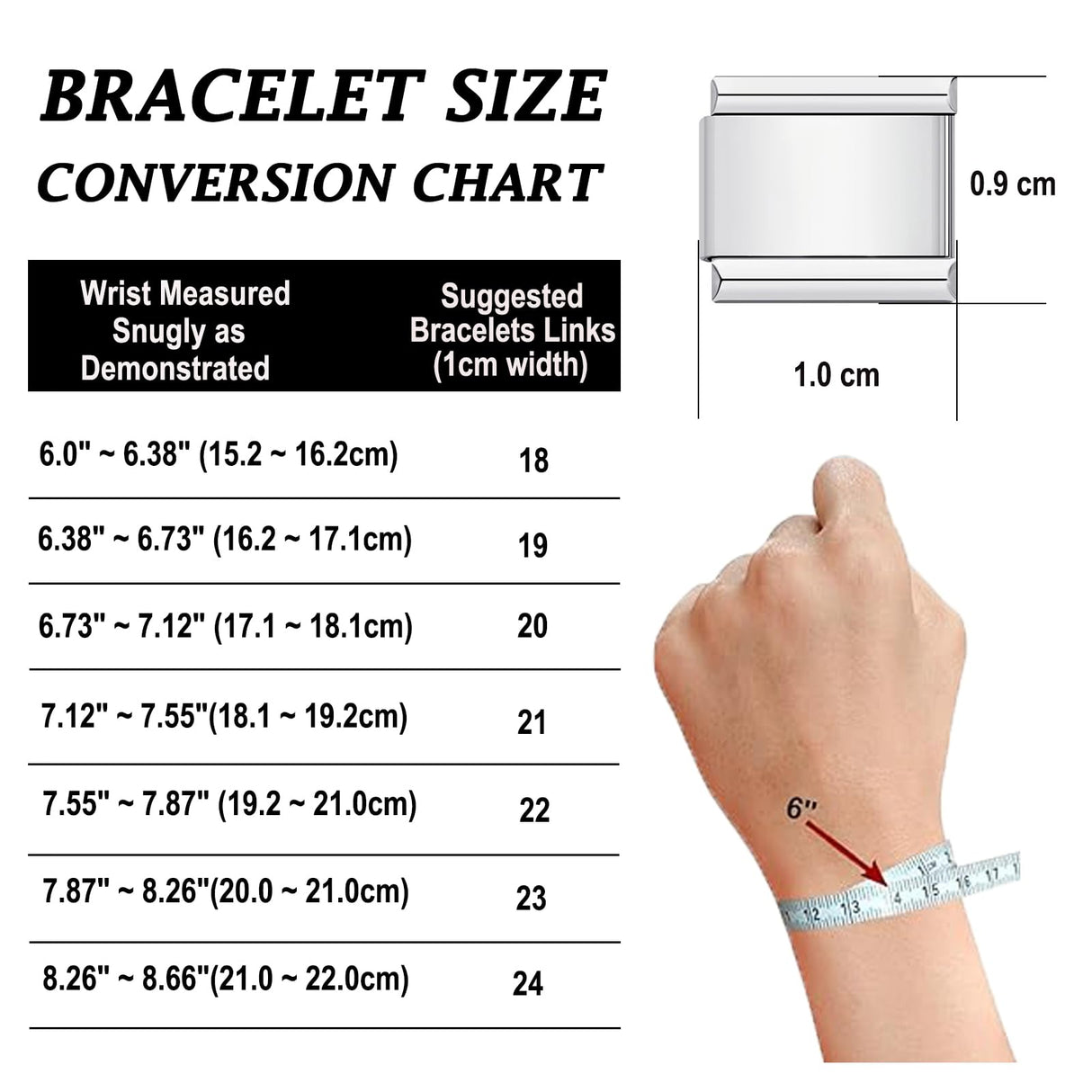 Double Fair Silver Italian Charm Bracelet with 20 Interchangeable Charms (Moon, Stars, Wings, Poker) + Opener, DIY Adjustable Stainless Steel Bracelet for Women & Men