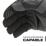 Mechanix Wear: M-Pact Covert Tactical Gloves with Secure Fit, Touchscreen Capable Safety Gloves for Men, Work Gloves with Impact Protection and Vibration Absorption (Black, Large)