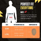 Everyday Medical Inguinal Hernia Support Belt for Men I Fits Left or Right Side I Post Surgery Men and Womens Hernia Support Truss for Inguinal, Groin Hernias I Adjustable Waist Strap I Beige | S/M