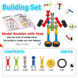 Qirptey Kids STEM Building Toys for 3 4 5 6 7 8+ Year Old Boy Birthday Gift