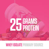 RYSE Loaded Protein Powder - Little Debbie Strawberry Shortcake Rolls - 25g Whey Protein Isolate & Concentrate with Prebiotic Fiber & MCTs - Low Carb & Low Sugar - 27 Servings / 2 lb Tub