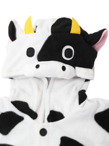 Magicalani Cow Onesie Pajamas for Adults - Unisex Animal Cosplay Sleepwear, Christmas Halloween Costume