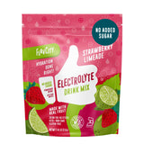 FlavCity Strawberry Limeade Electrolytes Powder Packets - 28 Hydration Packets - No Added Sugar - Hydration Powder with Real Fruit & Unrefined Sea Salt - Keto & Gluten-Free (28 Stick Packs)
