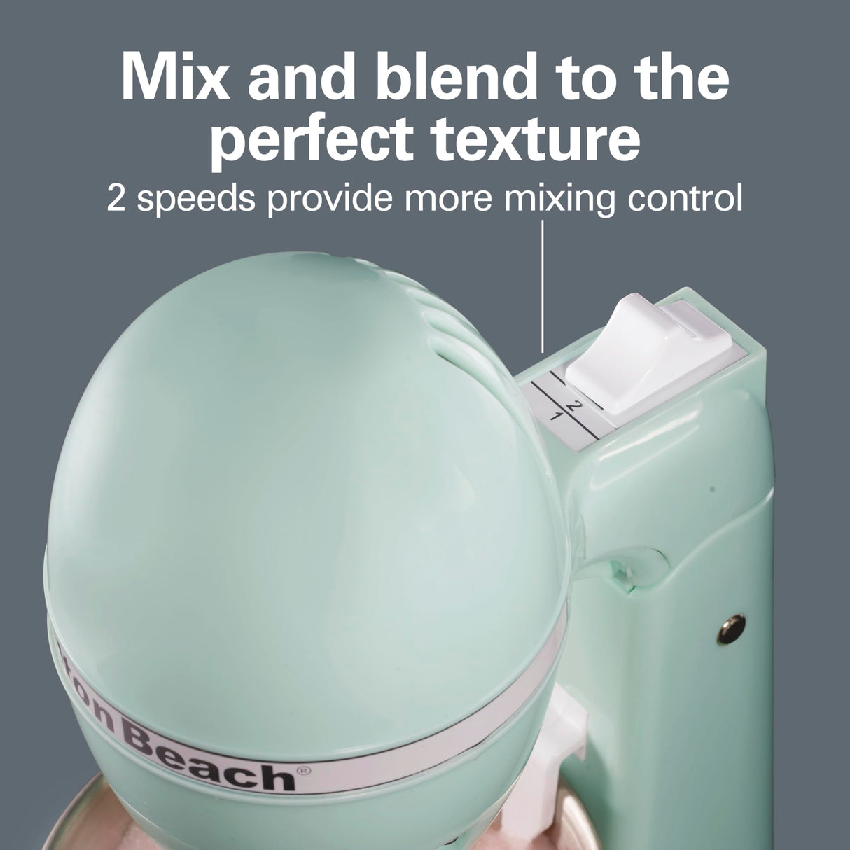 Hamilton Beach DrinkMaster Electric Drink Mixer, Retro Milkshake Maker & Milk Frother, 2 Speeds, Extra-Large 28 oz. Stainless Steel Cup, Mint