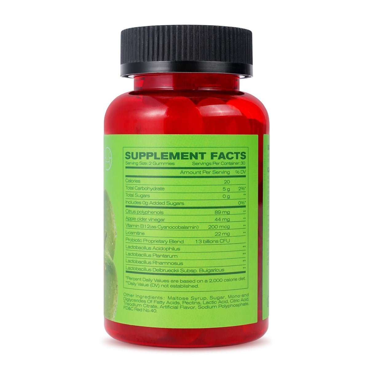 NEWELLME Apple Cider Vinegar Gummies B12 Multivitamin,ACV Supplement Gummy Vitamins,Non GMO, Vegetarian Supplement for Women & Men,Support Normal Energy Levels & Gut Health 30 Gummies (60)