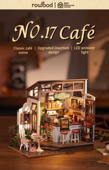 Rowood DIY Miniature House Kits for Adults-NO.17 Cafe