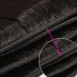 Body Wave Bundles Human Hair 18 20 22 24 Inch 100% Unprocessed 12A Brazilian Hair 4 Bundles Human Hair Body Wave Hair Extensions Natural Black