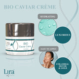 Lira Clinical BIO Caviar Creme - Anti Aging Face Moisturizer for Women and Men - Anti Wrinkle Face Cream with Plant Stem Cells - Perfect Hydrating Face Cream for All Skin Types - 1 Ounce