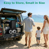 SUNNYFEEL 550LBS Beach Wagon with Big Wheels for Sand - 200L Heavy Duty