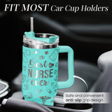 Nurse Gifts for Women, Nurse Tumbler with Handle 40oz Stainless Steel Coffee Cup with Straw Lid, Nursing Gift for Female Nurses, Appreciation Gift for Graduation Christmas Birthday