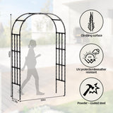 4.9x8.5FT Garden Arch Trellis for Climbing Plants Outdoor