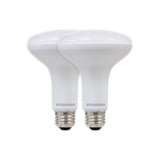Sylvania LED Flood BR30 Light Bulb, 65W Equivalent Efficient 9W, 10 Year, 650 Lumens, Dimmable, 2700K, Soft White - 2 Pack (73954)