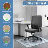 Office Chair Mat,36’’ X 48’’ Chair Mats with Non-Slip Backing,Modern Desk Chair Mat,Offices Chair Mats for Hardwood Floor,Office Rug Easy to Move，Floor Mat for Offices Chair Cleaned Easily