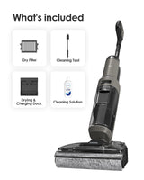 Tineco Floor ONE i6 Stretch Wet Dry Vacuum Cleaner, Vacuum & Mop All in One, 20kpa Powerful Suction, Up to 40 Minutes Runtime, 180° Lay-Flat, Anti-Tangle Design, Full-Path Self-Cleaning&185℉ Flashdry