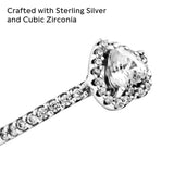PANDORA Elevated Heart Ring, 7