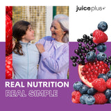 Juice Plus+ Berry Blend Soft Chews - Tasty, Vegan Gummies for All Ages - Nutrients from 12 Superfood Ingredients Including Elderberry, Raspberry, Bilberry, Blueberry & More - 120 Chewables