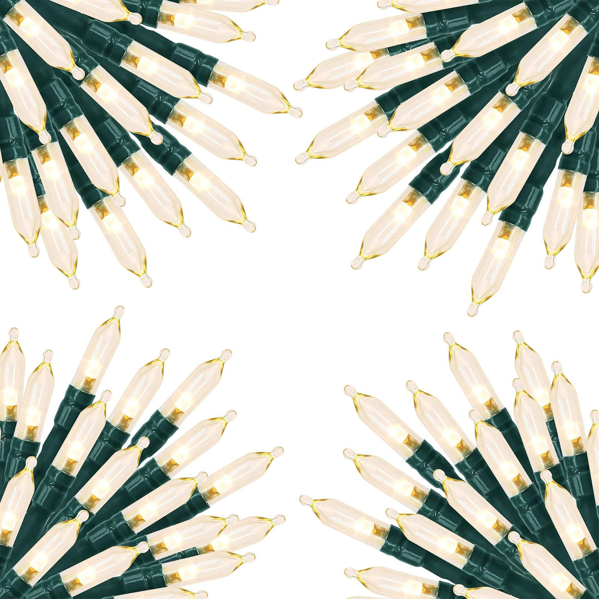 Battery Operated Christmas String Lights, 8ft 20 LED Mini Lights with Timer, Christmas Tree Lights for Indoor Outdoor Bedroom Wedding Party Holiday Xmas Decoration，Warm White（4 Pack）