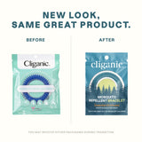 Cliganic 25 Pack Mosquito Repellent Bracelets for Adults & Kids - Natural DEET-Free Bands, Individually Wrapped