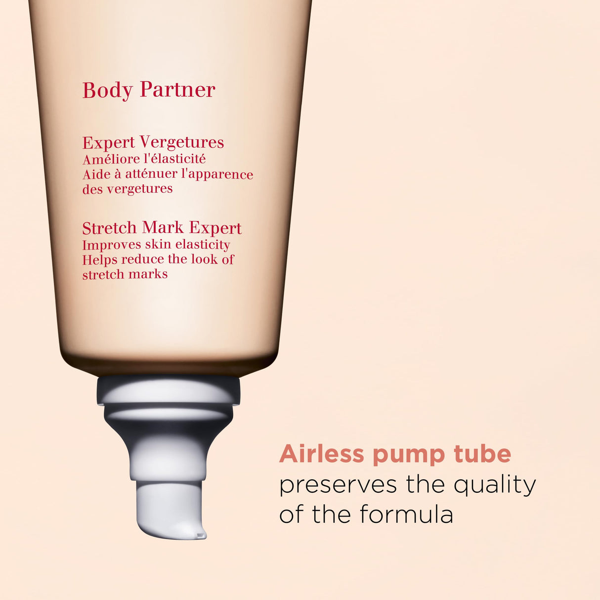Clarins Body Partner Stretch Mark Expert | Award-Winning | Stretch Mark Cream For Pregnancy and Weight Fluctuations | Tested and Recommended By Pregnant Women | Fragrance Free | Minimal Ingredients