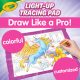 Crayola Light Up Tracing Pad Pink, Best Birthday, Holiday & Christmas Gifts for Girls & Boys, 6, 7, 8 Year Olds, Kids Toys, Light Box Art Kit for Kids [Amazon Exclusive]