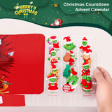 Christmas Advent Calendar 2026,Christmas Vacation Countdown Calendars,Christmas Tree Ornaments Stocking Stuffers Gifts with 24 pcs Collectible Doll Figures for Kids and Adults