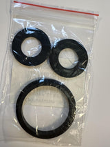 Taps2Traps™ Replacement Seal Set For Lay-Z-Spa 3pc Air and Water Rubber Washer for ABC Coupling