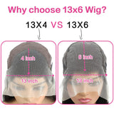 13x6 Chocolate Brown Lace Front Wig Human Hair HD Transparent Body Wave Lace Front Wigs Human Hair Pre Plucked Glueless Frontal Brown Wig Human Hair 180 Density #4. (13X6 Chocolate Brown Wig, 28inch)