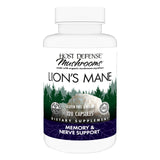 Host Defense Mushrooms Lion's Mane - Supplement Capsules for Brain Health Support - Mushroom Support for Focus & Memory Function - Immune & Nervous System Supplement - 120 Capsules (60 Servings)*
