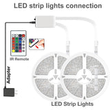 dalattin Led Strip Lights 200ft (2 Rolls of 100ft), Led Lights for Bedroom with App & Remote Control, 24V Led Lights Strip for Room & Festival Decoration