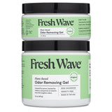 Fresh Wave Odor Removing Gel, 15 oz. & 7 oz. - Odor Absorbers for Home, Safer Odor Relief, Natural Plant-Based Odor Eliminator, Every 15 oz. lasts 30-60 Days, For Cooking, Trash & Pets