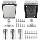 Saioagi Cooler Hinges & Latch Replacement Kit for Igloo - Stainless Steel & ABS Parts with High-Strength Screws, Fits 25-165 Quart Ice Chests