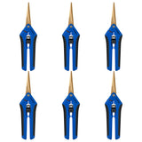 VIVOSUN 6.5 Inch Garden Scissors, Blue Pruning Shears for Plants, 6-Pack