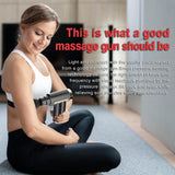 cotsoco Massage Gun Deep Tissue for Pain Relief with 4 Massage Heads & 6 Speeds, Electric Mini Handheld Body Massager for Any Pain Relief, Best Gifts for Dad and Mom