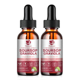 Soursop Graviola Liquid Drop - Pure Leave & Fruit Complex - 4X Effectiveness - Soursop Bitters Liquid for Immunity, Liver & Antioxidant, Herbal Goodness, 2 Month Supply, 4 Fl Oz
