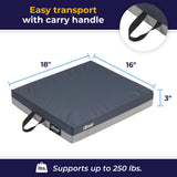 Drive Medical 14886 Skin Protection Gel "E" Wheelchair Seat Cushion