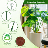 PERSZEN 15 Pack Stackable Plant Support Stakes, Garden Trellis for Climbing Plants Indoor and Outdoor Use, Plant Accessories for Potted Plants Monstera, Plant Sticks for Climbing Plant Stems
