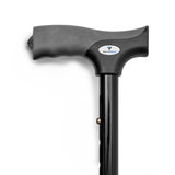 FSA/HSA Eligible, Vaunn Medical Easy Grip Height Adjustable Folding Cane/Walking Stick with Strap/Pouch- Compact, Portable, and Safe Walking Assistant- Non-Slip Grip Handle- Men, Women, Elderly