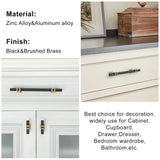 Lepatape 5 Pack 3 Inch Black and Gold Cabinet Pulls Black and Gold Cabinet Handles Kitchen Cabinet Handles Dresser Drawer Pulls Kitchen Cabinet Hardware